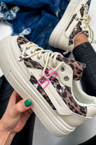 Leopardie dámske tenisky LEYNA-