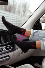 Čierne dámske ponožky ACE