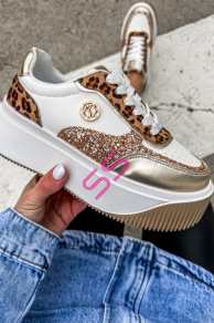 Platformové tenisky zdobené kamienkami ALYDIA