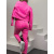 Neon pink mom fit rifle s vysokým pásom