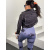 Denim bomber kabát GAMORA+