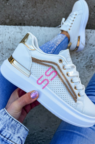 Biele dámske tenisky ZAHARA-