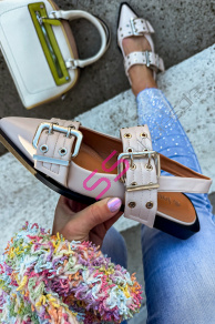 Sandále so striebornými ozdobami GEMINI+