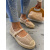 Krémové sandále v štýle espadrille MAPIYA