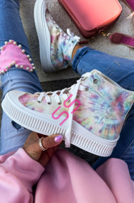 Pestrofarebné členkové tenisky RAINBOW-