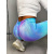 Pestrofarebné push-up legíny 