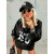 Oversized top s dlhým rukávom JANISE