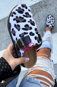 Vzorované šľapky PERDY