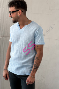 Modré pánske tričko