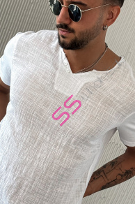 Biele pánske tričko