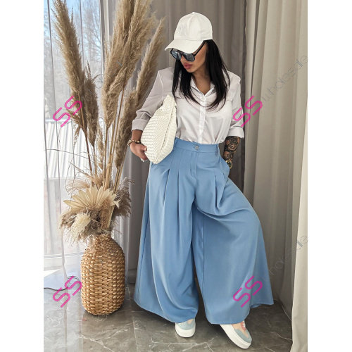 Elegantné wide-leg nohavice NELMA