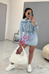 Svetlomodré denim šaty MARIBELLA