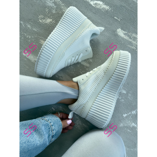 Biele dámske tenisky GIVANA-