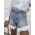 Extravagantné kombinované denim šortky FREYA