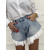 Extravagantné kombinované denim šortky FREYA
