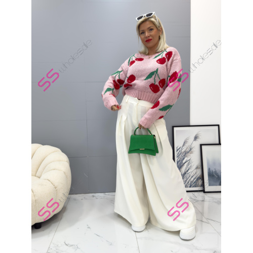 Elegantné wide-leg nohavice NELMA