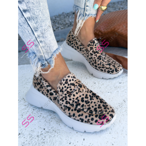 Leopardie dámske topánky MEDILA-