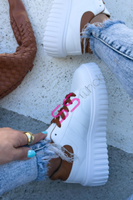 Biele dámske tenisky INDIRA-