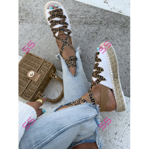 Dámske sandále na viazanie NOWA-