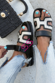 Čierne dámske šľapky JOSLEEN