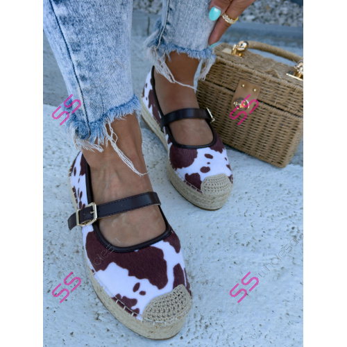 Vzorované sandále v štýle espadrille MAPIYA-