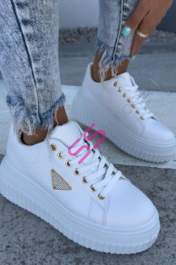 Platformové tenisky so zlatými detailmi MORISHA-