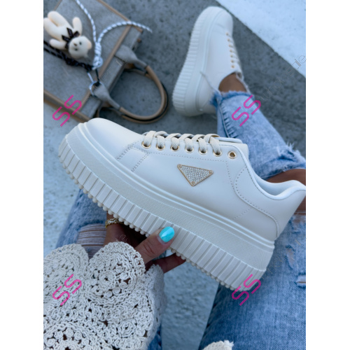 Platformové tenisky so zlatými detailmi MORISHA-