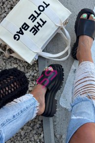 Platformové dámske šľapky YOLANDA-