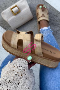 Hnedé dámske šľapky JOURNEY