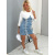 Extravagantné kombinované denim šaty MIRANA