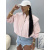 Prechodný baby pink bomber bunda s vypchávkami AUREA