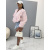 Prechodný baby pink bomber bunda s vypchávkami AUREA