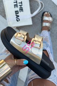 Platformové šľapky  REBECCA