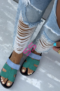 Dámske semišové šľapky MARTHA