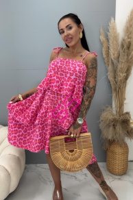 Mušelínové asymetrické šaty KAYA