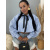 Elegantná dámska crop top blúzka SERINA