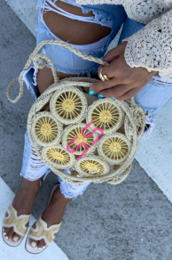 Prútená kabelka IVYNA-