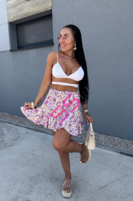 Riasená sukňa s gumeným pásom ZADIE