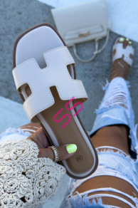 Béžové dámske šľapky MEREDITH