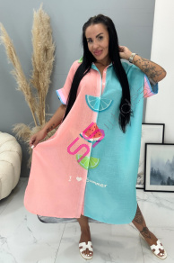 Asymetrická predĺžená ľanová košeľa PARMA