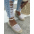 Vyšívané sandále v štýle espadrille KERYNA