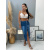 Denim midi sukňa na gombíky LOTUS
