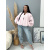 Prechodný baby pink bomber bunda s vypchávkami AUREA