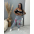 Roztrhané mom fit rifle zdobené kamienkami+