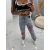Roztrhané mom fit rifle zdobené kamienkami+