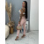 Púdrové mom fit rifle s vysokým pásom