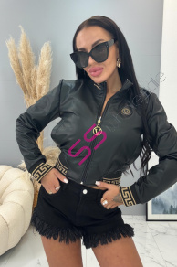 Prechodná koženková bomber bunda ARZINA+