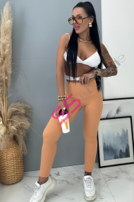 Dámske legíny s vysokým pásom+