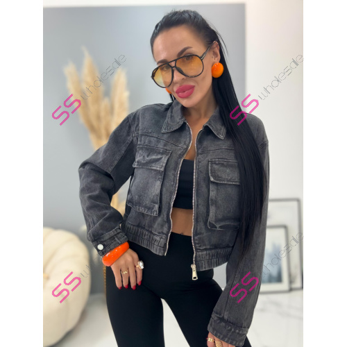 Denim bomber kabát GAMORA+