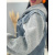 Extravagantná denim vesta/bunda s kapucňou ASPEN